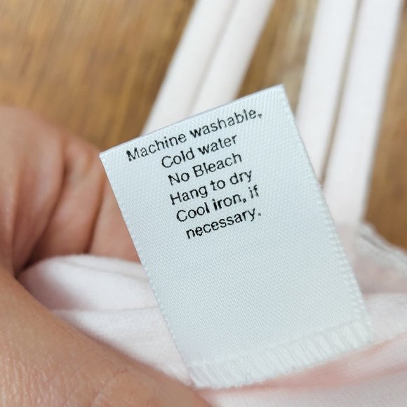 Vintage 90s Faint Pink Lace Trim Spaghetti Strap Nightgown - Picture 8 of 8